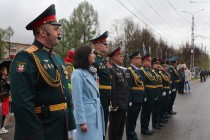 В Коврове прошёл военный парад в честь 77-й годовщины Великой Победы