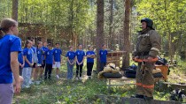 В ЗОЛ «Искатель»  проходит военно-патриотическая смена АНО УМЦ ВПВМ Авангард «Юный спасатель» 