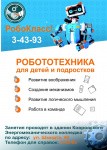 Центр дополнительного образования детей «Родничок» приглашает школьников на занятия по робототехнике